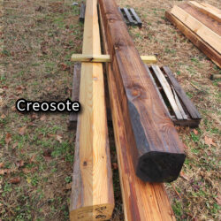 Treated Creosote | $2.25 Board Foot Lumber